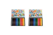 2x 36pc Rex London Colouring Pencils School Drawing Stationery 3y+ Wild Wonders