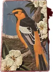 Vintage Stardust Baltimore Oriole Playing Cards Bird Nest Flowers Sealed Deck