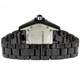 香奈兒J12黑色錶盤陶瓷鑽石女士手錶