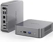 N100 Mini PC, Intel 12th Gen N100(up to 3.4GHz), 16GB DDR4 500GB SSD Dual LAN Mini Computers, Build-in Power Supply Mini PC Support 4K Dual Display/USB3.2/WiFi 5/BT5/Gigabit Ethernet Home/Office