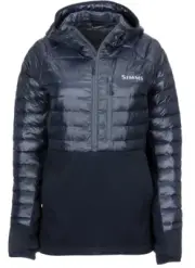 Simms Fishing ExStream BiComp Hoody Raven Womens Medium Primaloft NEW