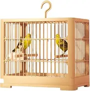 Parrot Cage, Large Bird Cage, Wrought Iron Parakeet Container, Breathable Habitat, Easy-Clean Pull-Out, Black, For Budgies, Cockatiels, And Birds