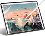 JETech Paper Screen Protector for iPad Pro 12.9-Inch 2022/2021/2020/2018 Model Edge to Edge Liquid Retina Display, Anti-Glare, Matte PET Paper Film for Drawing