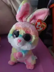 TY Beanie Boos LOLLIPOP Bunny 6" Rabbit Pastel Plush Stuffed Easter Tags