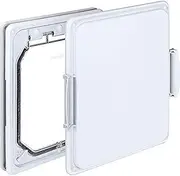 Pet-Tek Wood Fitting Dog Door, White, Medium
