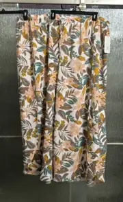 Pool Lounge Pants Split Sides 50” Stretch Waist 28” Inseam Size 3X Orig $52