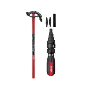 Milwaukee Conduit Bender 3/4" Iron + Handlew/ 7-In-1 Conduit Reaming Screwdriver