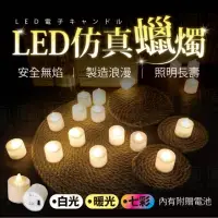 在飛比找momo購物網優惠-【指選好物】LED電子蠟燭 24入(LED蠟燭 求婚道具 婚