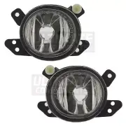 Smart-MCC Fortwo Cabriolet 2007-2012 Fog Spot Lights Lamps Drivers & Passenger
