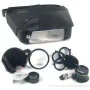 10X 15X Eye Loupe Headband Magnifier Magnifying Jewelers Jewelry Repair Tools