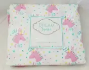 3 pc Dream Space One Of A Kind Unicorn Twin Sheet Set NIP