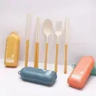 Dinnerware Set Tableware Cutlery Set Knives Fork Spoon Chopsticks Straw Set