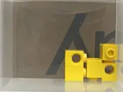 LEGO Parts - Yellow Technic, Brick 1 x 1 with Hole - No 6541 - QTY 5