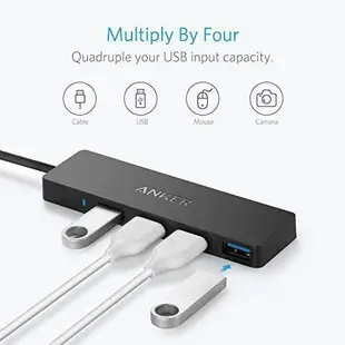【竭力萊姆】全新  Anker 4-Port Ultra Slim USB 3.0 Data Hub 四孔