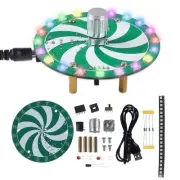 Soldering Learning Kit, ICSTATION WS2812B RGB LED Light Soldering Practice Ki...