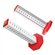 Compact Aluminum Alloy Equal Height Marking Ruler High Precision Scale