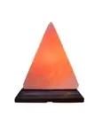 Himalayan Pyramid Crystal Salt Lamp Natural Night Light Rock Health