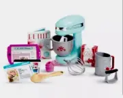 American Girl GOTY Grace's BAKING SET Baking Set for Doll Mixer New Complete NIB