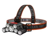Headlamp 7x LED Super Bright Lumen Rechargeable Head Light Flashlight Torch.
