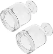 BCOATH 2pcs Empty Glass Diffuser Bottles: Empty Bottles for Essential Oils Fragrance - Refillable Essential Oil Diffuser Containers 150ml