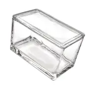 Rectangle Laboratory Glass Staining Jar Versatile Professional Slides Holder