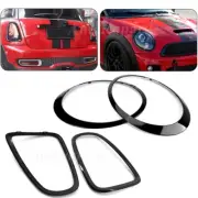 Headlight Trim&Taillight Bezel For Mini R56 R57 R58 R59 Cooper S JCW 2007‑2015 (for: Mini)
