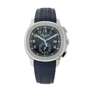 Patek Philippe Aquanaut Watch 42MM Blue Arabic Numerals Dial White Gold