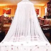 Bed Canopy for Girls, Extra Large Dome Lace Mosquito Net, Bed Canopy Netting, Reading Nook Princess Curtains for Twin Full Queen Size Bed, Single Entry Bed Decoration Home Decor
