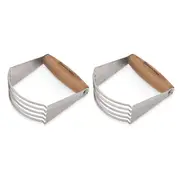 2PK Brunswick Bakers Stainless Steel 5-Blades Pastry Cutter/ Blender Baking Tool