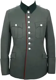 [militaryharbor] WW2 WWII German Heer M27 Officer Artillery Gabardine Piped Service Tunic Jacket I