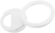 TEHAUX Ring Light Clip LED Light with Brightness for Outdoor Use for Makeup Selfie and Video Recording Rechargeable