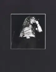 8X10" Matted Print Art Picture Led Zeppelin: Robert Plant