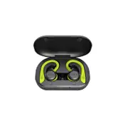 Wireless Earbuds 5.3 Bluetooth Headphones Over-Ear Buds with Earhooks HiFi Stereo Sound Sports Earphones-Green