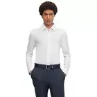 Hugo Boss Mens Shirt Size 16 Large Cotton Jersey Button Down Hal Kent C3 223
