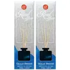 Ocean Breeze Reed Diffuser - Essential Oil Diffuser, 35ml (1.18oz) (Pack of 2)