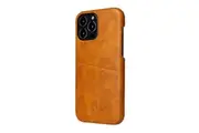 For iPhone 13 Pro Case Deluxe Leather Wallet Back Shell Slim Cover Yellow