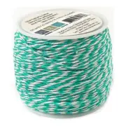 We R Memory Keepers Cotton Baker's Twine Aqua & White 2-Ply 1mm 50 yrds 45 m