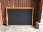 1.2m x 1m Rustic Wall Hung Chalkboard, Reclaimed Wooden Menu Wooden Blackboard