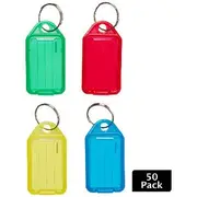 J.Burrows Key Tags Assorted 50 Pack