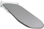 [Generic] Wall Mounted Ironing Board for Compact with Retractable Design, White Gray, as described