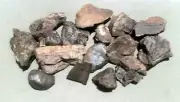 NWA Meteorite Lot -24.175 OZ. Fusion Crust !.Excellent lot