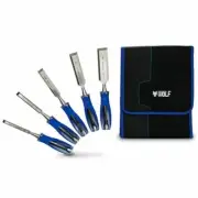 WOLF 5 PIECE WOOD CHISEL SET WWC005