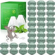 36 Pack Peppermint Mouse Repellent Indoor, High-Strengthen Mouse Repellent Balls Indoor for Keeping Rodents Rats Mice Squirrel Out, Rodent and Mouse Deterrent for House, Car Engine, Attic, Pets Safe