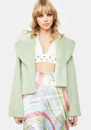 Written In The Stars Faux Fur Jacket