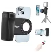 Selfie Phone Tripod Mount MA35, 2-in-1 Magnetic & Phone Clip Camera Grip