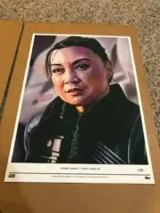 2020 Topps STAR WARS Living Fennec Shand 10x14 Fine Art Print #1/85 Mandalorian