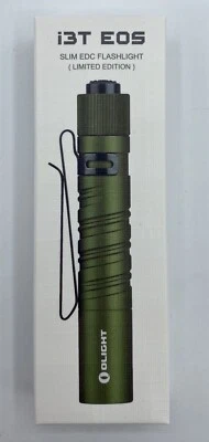 NEW Olight i3T EOS OD Green Limited Edition 180 Lumens LED Flashlight SHIPS FREE