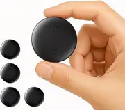 Android Compatible AirTag - Tracker Tags for Android Phones, Supports Google Find My Device, 2025 New Model (Black 4 Pack)