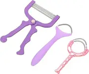 BATHVEVE 3Pcs Facial Hair Removal Tools Manual Spring Epilator for Women Convenient Face Hair Remover for Chin Lips Neck Safe Durable Hair Removal Device Selection