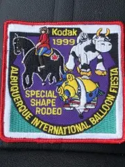 Vintage 1999 Albuquerque International Ballon Fiesta Special Shapes Patch